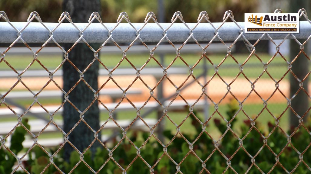 gray cyclone fence