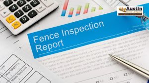 fence inspection report printed paper