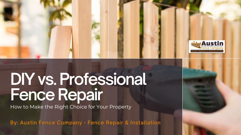 DIY vs Professional Fence Repair