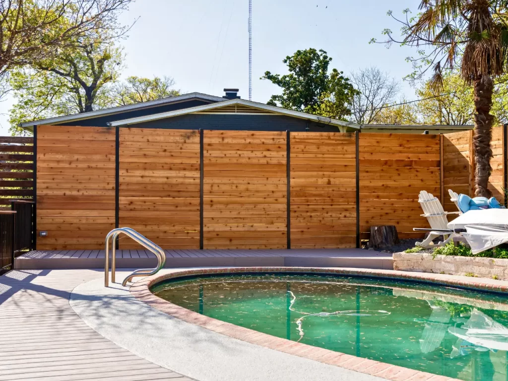 Privacy fence offering protection and visual appeal