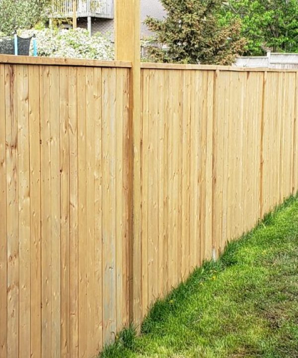 Accurate Property Line Assessment on Fence